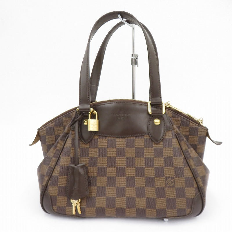 LOUIS VUITTON | ルイ・ヴィトン ダミエ ヴェローナ PM ハンドバッグ N41117 ブラウン【瀬戸大橋店】