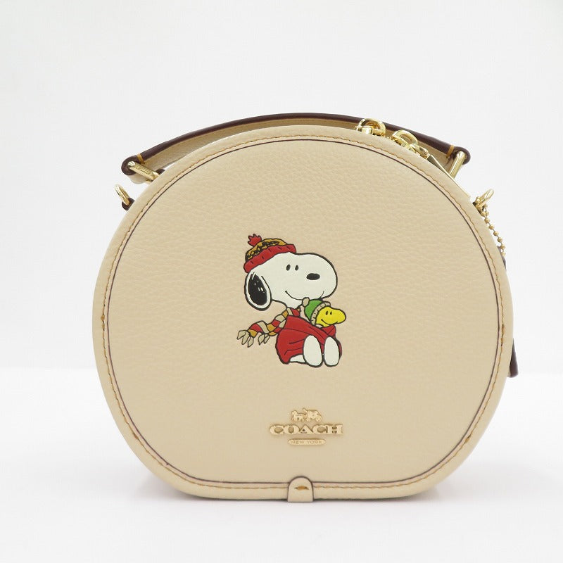 COACH | コーチ X PEANUTS キャンティーン クロスボディ ショルダーバッグ H2281-CE845 ベージュ【瀬戸大橋店】