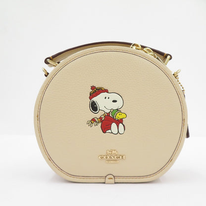 COACH | コーチ X PEANUTS キャンティーン クロスボディ ショルダーバッグ H2281-CE845 ベージュ【瀬戸大橋店】
