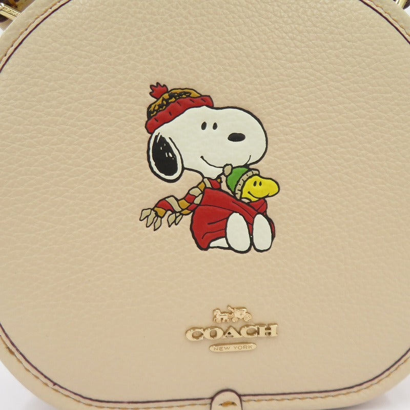 COACH | コーチ X PEANUTS キャンティーン クロスボディ ショルダーバッグ H2281-CE845 ベージュ【瀬戸大橋店】
