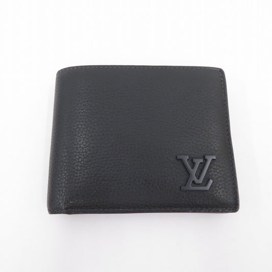 LOUIS VUITTON | ルイ・ヴィトン ポルトフォイユ・マルコ アエログラム 二つ折り財布 M25982 ブラック【瀬戸大橋店】