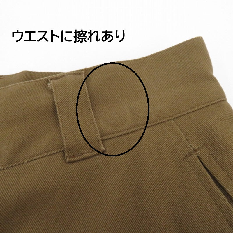 SOERTE M47/Wide Straight Military Pants ミリタリーパンツ パンツ SOGRG0122004 ブラウン サイズ：2【瀬戸大橋店】
