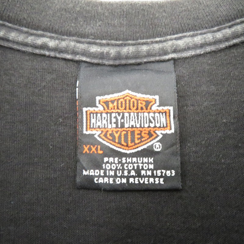 HARLEY-DAVIDSON | ハーレーダビットソン 半袖Ｔシャツ ブラック サイズ：XXL【瀬戸大橋店】