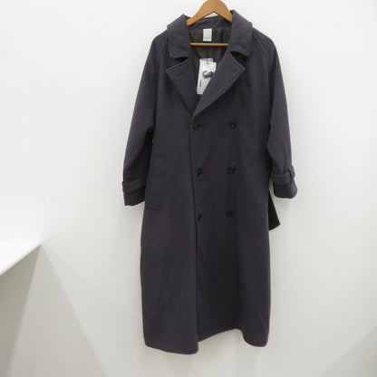 CASPER JOHN | キャスパージョン Wool melton over coat コート その他アウター 101254-124-002 パープル サイズ：S【瀬戸大橋店】