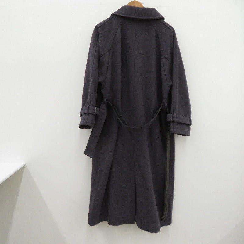 CASPER JOHN | キャスパージョン Wool melton over coat コート その他アウター 101254-124-002 パープル サイズ：S【瀬戸大橋店】
