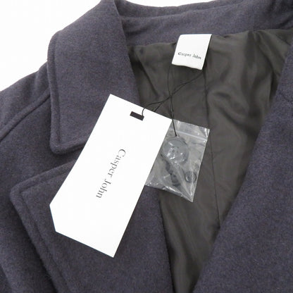 CASPER JOHN | キャスパージョン Wool melton over coat コート その他アウター 101254-124-002 パープル サイズ：S【瀬戸大橋店】