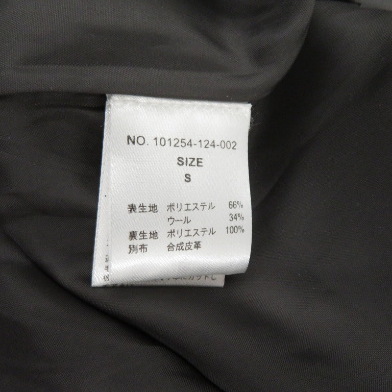 CASPER JOHN | キャスパージョン Wool melton over coat コート その他アウター 101254-124-002 パープル サイズ：S【瀬戸大橋店】