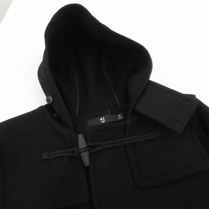 UNIQLO | ユニクロ +J ウールオーバーサイズ ダッフルコート 311-446358 ブラック サイズ：M【瀬戸大橋店】