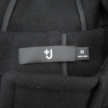 UNIQLO | ユニクロ +J ウールオーバーサイズ ダッフルコート 311-446358 ブラック サイズ：M【瀬戸大橋店】