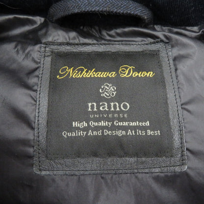 nano universe | ナノユニバース ×西川ダウン/G2ダウンベスト ダウンベスト NUC82DWW006TS ブラック サイズ：M【瀬戸大橋店】