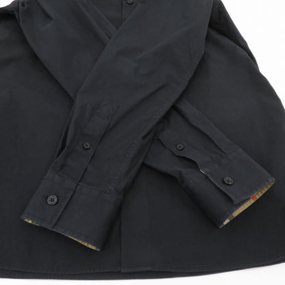 BURBERRY | バーバリー 長袖シャツ 8071799 ブラック サイズ：M【瀬戸大橋店】