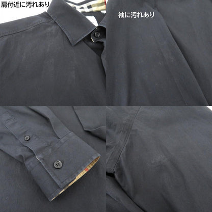 BURBERRY | バーバリー 長袖シャツ 8071799 ブラック サイズ：M【瀬戸大橋店】