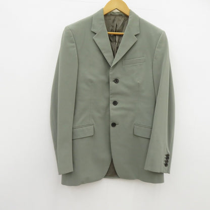 PRADA | プラダ シングルブレストジャケット テーラードジャケット グリーン サイズ：46【瀬戸大橋店】