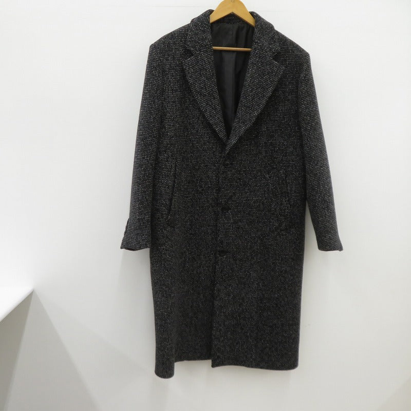 ZARA | ザラ WOOL BLEND STRUCTURED COAT ウールブレンド コート その他アウター 6612/675/800 ブラック サイズ：M【瀬戸大橋店】