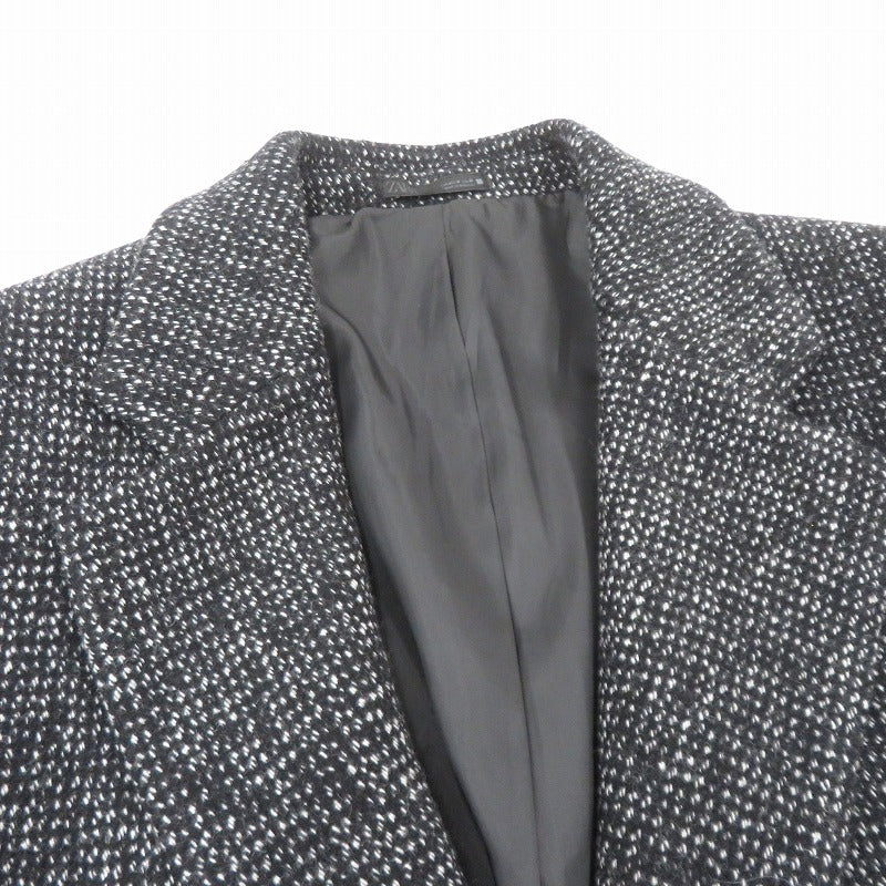 ZARA | ザラ WOOL BLEND STRUCTURED COAT ウールブレンド コート その他アウター 6612/675/800 ブラック サイズ：M【瀬戸大橋店】