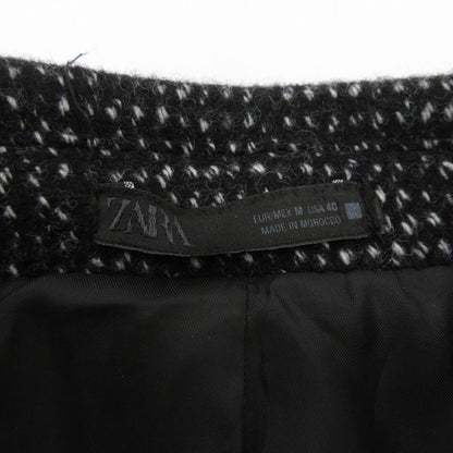 ZARA | ザラ WOOL BLEND STRUCTURED COAT ウールブレンド コート その他アウター 6612/675/800 ブラック サイズ：M【瀬戸大橋店】
