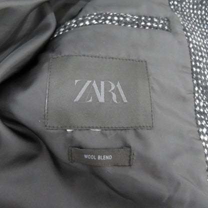 ZARA | ザラ WOOL BLEND STRUCTURED COAT ウールブレンド コート その他アウター 6612/675/800 ブラック サイズ：M【瀬戸大橋店】