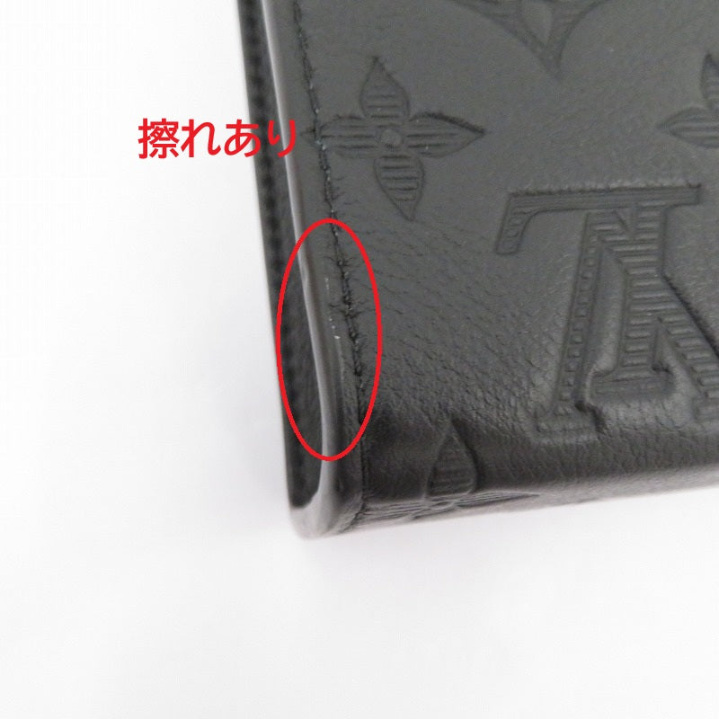 LOUIS VUITTON | ルイ・ヴィトン モノグラム シャドウ ガストン･ウェアラブル ウォレット ショルダーバッグ M81115 ブラック【瀬戸大橋店】