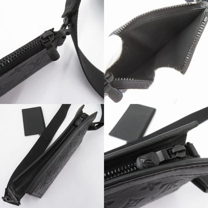 LOUIS VUITTON | ルイ・ヴィトン モノグラム シャドウ ガストン･ウェアラブル ウォレット ショルダーバッグ M81115 ブラック【瀬戸大橋店】