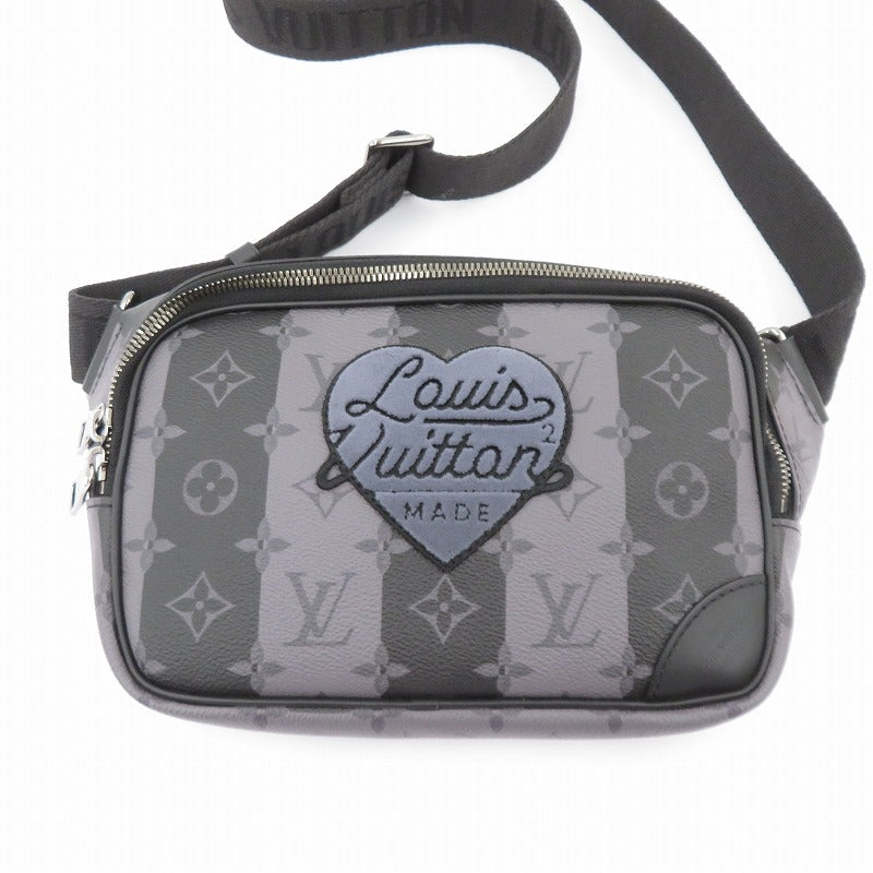 LOUIS VUITTON | ルイ・ヴィトン モノグラム エクリプス モジュラー・スリングバッグ ウエストバッグ M59338 グレー【瀬戸大橋店】