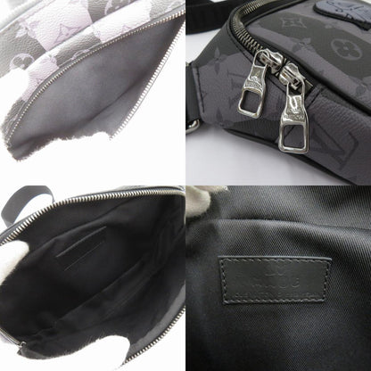 LOUIS VUITTON | ルイ・ヴィトン モノグラム エクリプス モジュラー・スリングバッグ ウエストバッグ M59338 グレー【瀬戸大橋店】