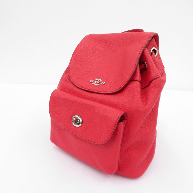 COACH | コーチ ビリー ミニ バックパック リュック・デイパック K1692-F37621 レッド【瀬戸大橋店】