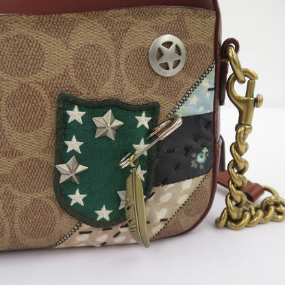 COACH | コーチ ×キースへリング カメラバッグ シグネチャー ショルダーバッグ M1780-31065 ブラウン【瀬戸大橋店】