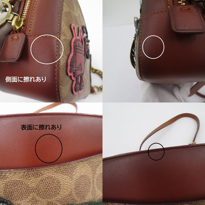 COACH | コーチ ×キースへリング カメラバッグ シグネチャー ショルダーバッグ M1780-31065 ブラウン【瀬戸大橋店】
