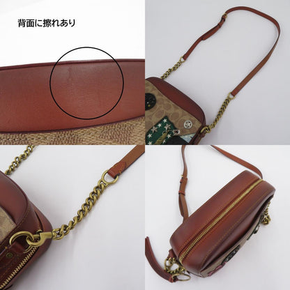 COACH | コーチ ×キースへリング カメラバッグ シグネチャー ショルダーバッグ M1780-31065 ブラウン【瀬戸大橋店】