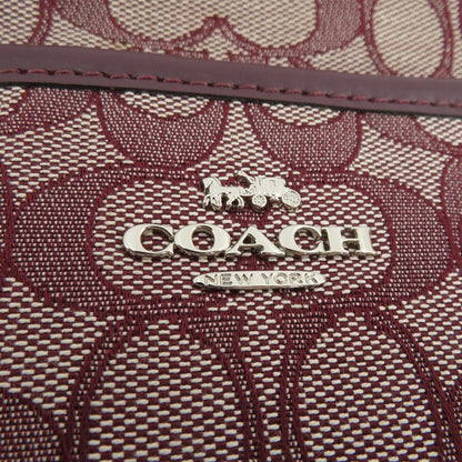 COACH | コーチ シグネチャージャガード ショルダーバッグ L1979-F29960 ボルドー/バーガンディ【瀬戸大橋店】