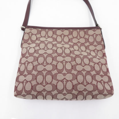COACH | コーチ シグネチャージャガード ショルダーバッグ L1979-F29960 ボルドー/バーガンディ【瀬戸大橋店】