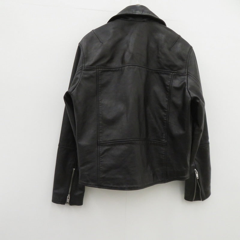 ZARA | ザラ レザー ダブルライダース ライダースジャケット 4720/400/800 ブラック サイズ：M【瀬戸大橋店】