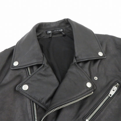ZARA | ザラ レザー ダブルライダース ライダースジャケット 4720/400/800 ブラック サイズ：M【瀬戸大橋店】