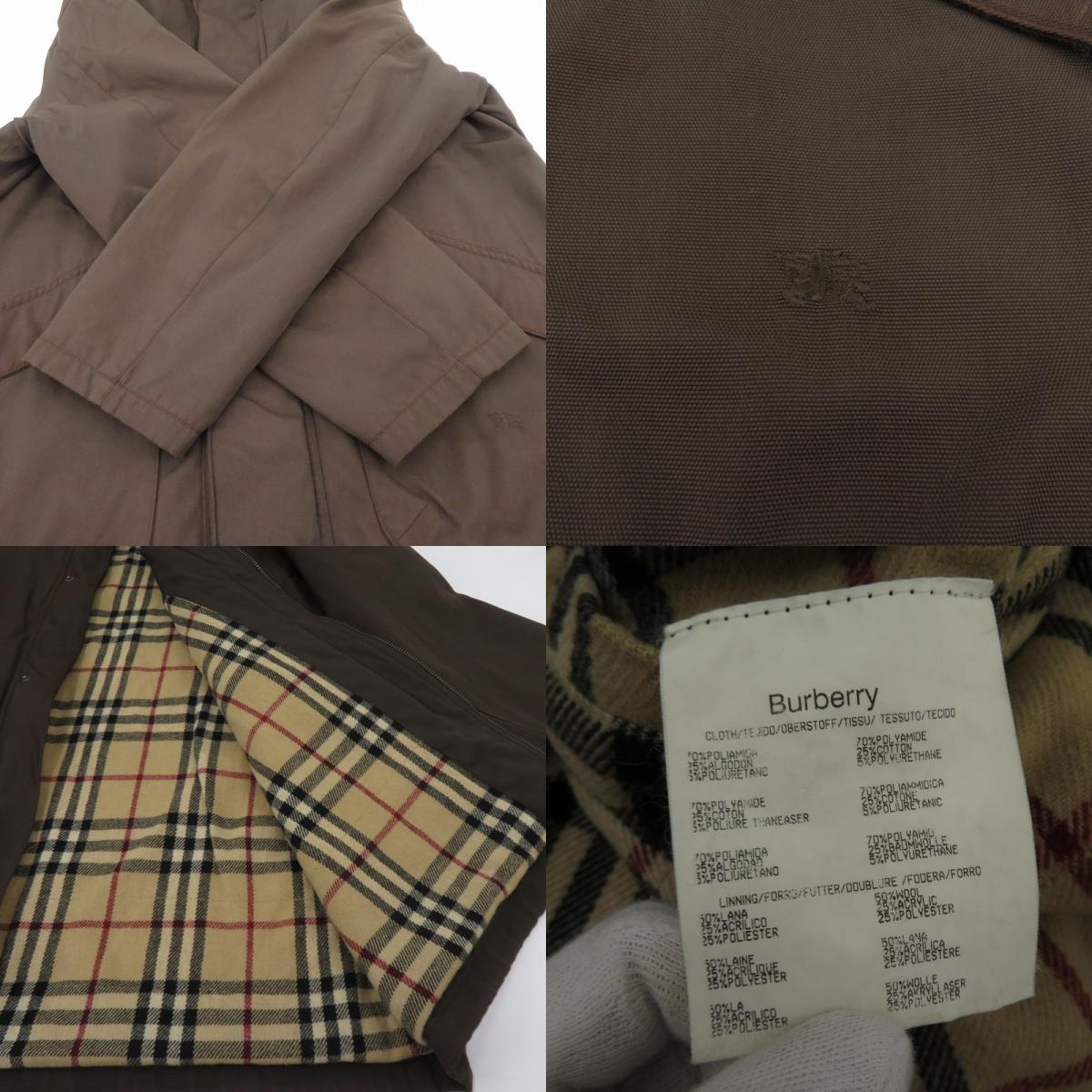 BURBERRY | バーバリー コート ナイロンジャケット ブラウン サイズ：不明【瀬戸大橋店】
