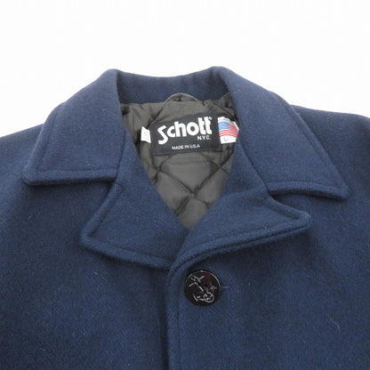 schott | ショット USA製/Pコート/内側キルティング ピーコート 736A ネイビー サイズ：L【瀬戸大橋店】
