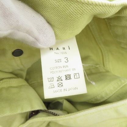 HARi デニムパンツ 1005 グリーン サイズ：3【瀬戸大橋店】