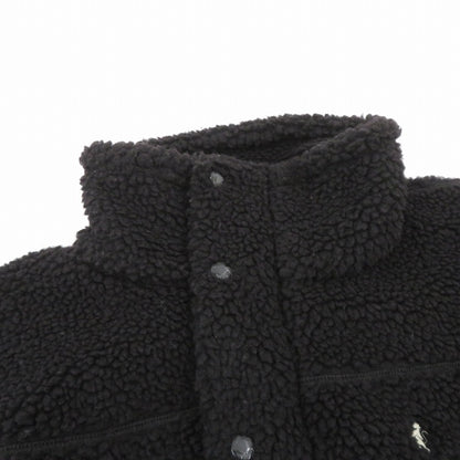 GYMPHLEX | ジムフレックス ジップスタンドカラージャケット ボアジャケット その他アウター GY-A0569 LTB サイズ:14 ブラック【瀬戸大橋店】