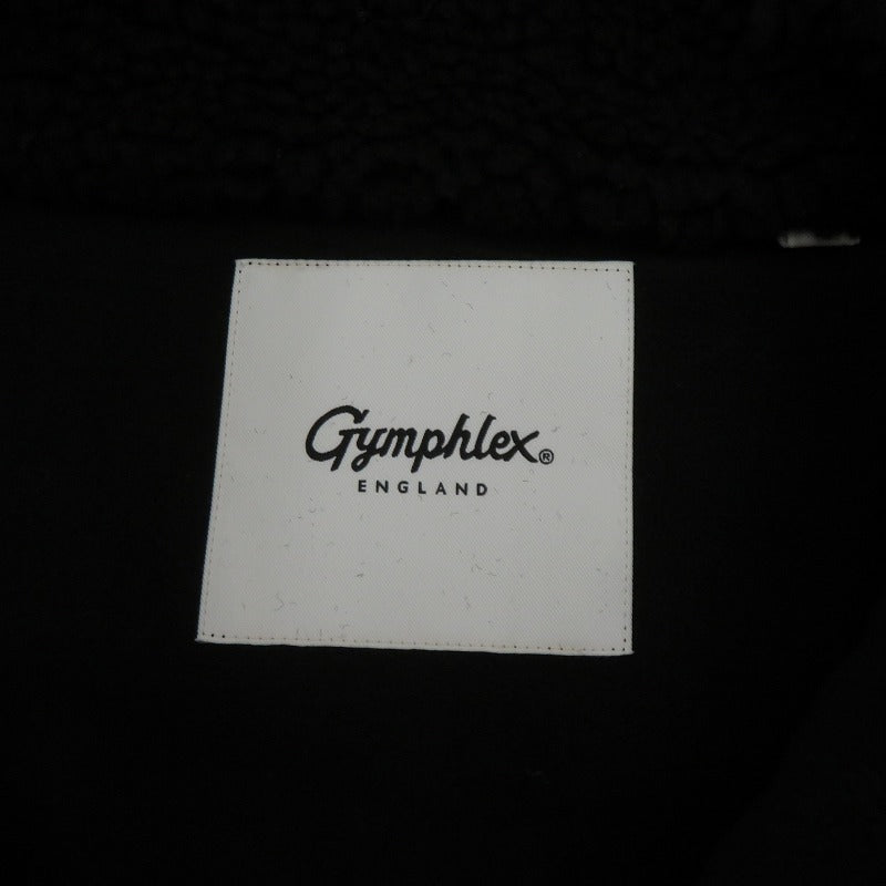 GYMPHLEX | ジムフレックス ジップスタンドカラージャケット ボアジャケット その他アウター GY-A0569 LTB サイズ:14 ブラック【瀬戸大橋店】