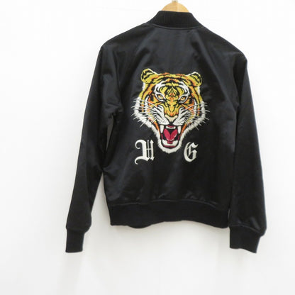 HYSTERIC GLAMOUR | ヒステリックグラマー HG TIGER刺繍 スカジャン スーベニアジャケット 01221AB04 ブラック サイズ：M【瀬戸大橋店】