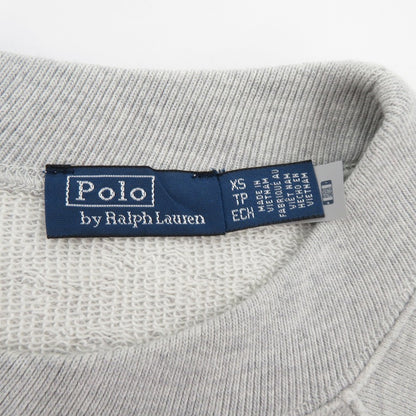 POLO RALPH LAUREN | ポロ・ラルフローレン Polo ベアライトウェイトフリースクルーネック スウェット グレー サイズ：XS【瀬戸大橋店】