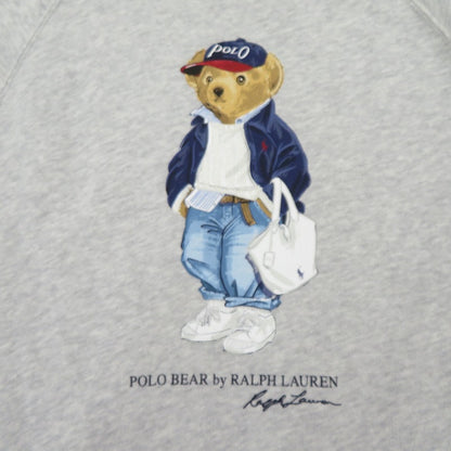 POLO RALPH LAUREN | ポロ・ラルフローレン Polo ベアライトウェイトフリースクルーネック スウェット グレー サイズ：XS【瀬戸大橋店】