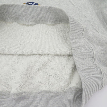POLO RALPH LAUREN | ポロ・ラルフローレン Polo ベアライトウェイトフリースクルーネック スウェット グレー サイズ：XS【瀬戸大橋店】