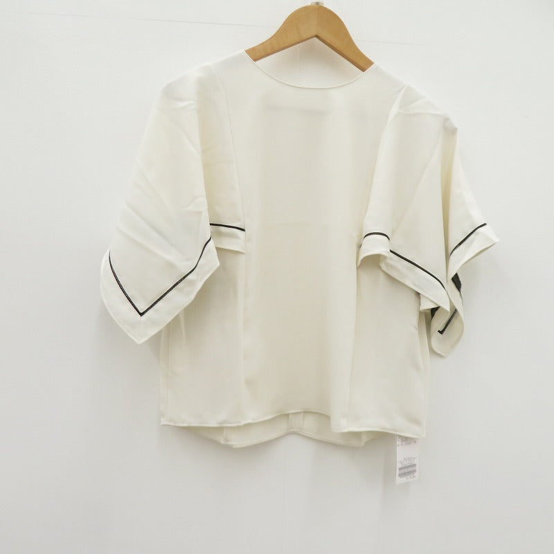 NOBLE | ノーブル ブラウス 24-051-240-1130-2-0 ホワイト サイズ：FreeSize【瀬戸大橋店】