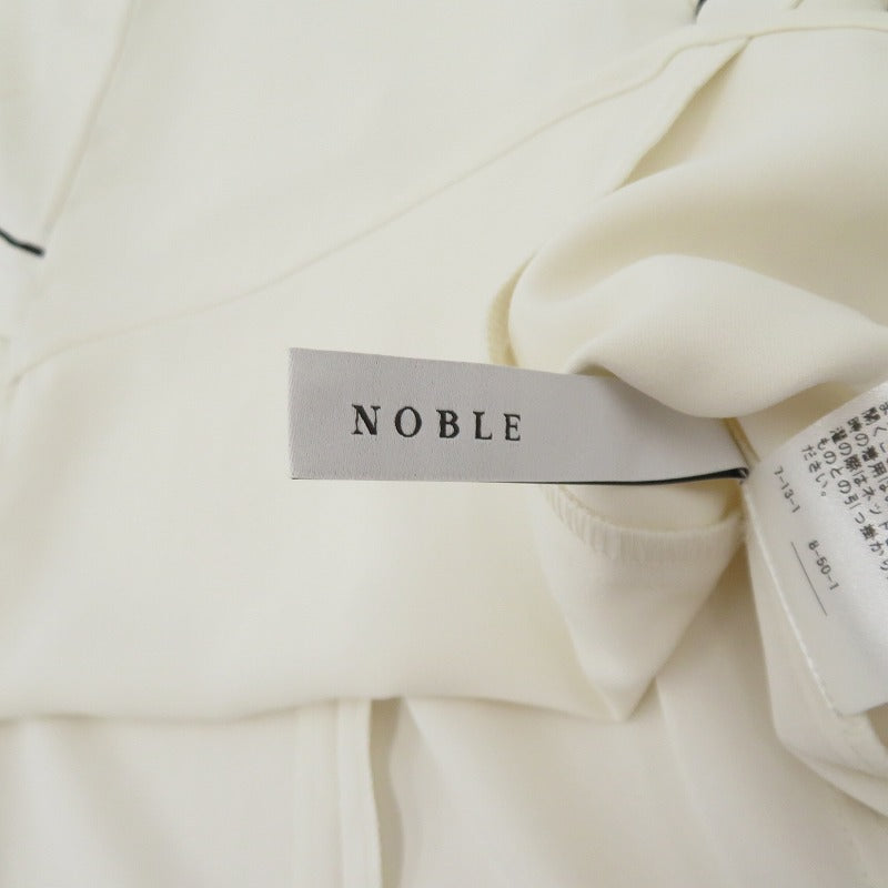 NOBLE | ノーブル ブラウス 24-051-240-1130-2-0 ホワイト サイズ：FreeSize【瀬戸大橋店】