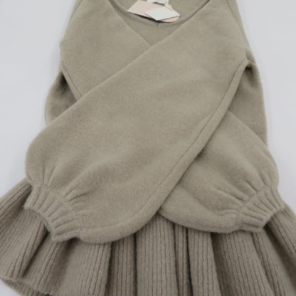 Darich | ダーリッチ ペプラムVネックニットトップス ニット 112611017 ベージュ サイズ：FreeSize【瀬戸大橋店】