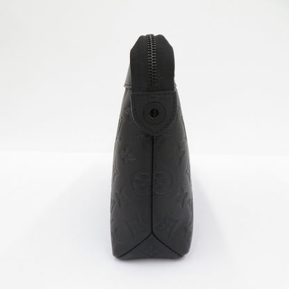 LOUIS VUITTON | ルイ・ヴィトン モノグラム シャドウ ポシェット･ヴォワヤージュ スープル クラッチバッグ M82545 ブラック【瀬戸大橋店】