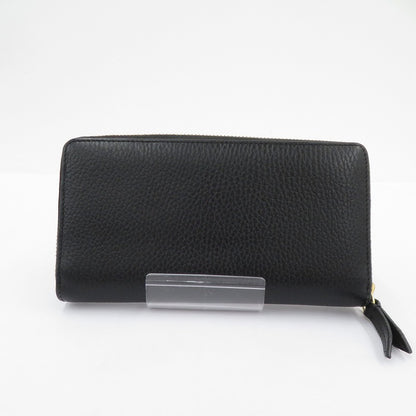 GUCCI | グッチ GGマーモント ダブルG ジップアラウンドウォレット 長財布 456117・0416 ブラック【瀬戸大橋店】