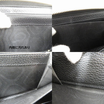GUCCI | グッチ GGマーモント ダブルG ジップアラウンドウォレット 長財布 456117・0416 ブラック【瀬戸大橋店】