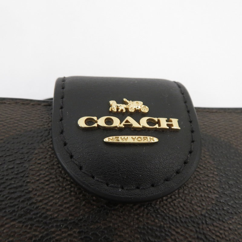 COACH | コーチ シグネチャー 二つ折り財布 K2377-C0082 ブラウン【瀬戸大橋店】