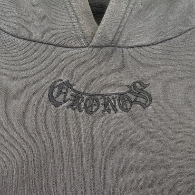 CRONOS | クロノス パーカー C10-PK-2514ST グレー サイズ：M【瀬戸大橋店】